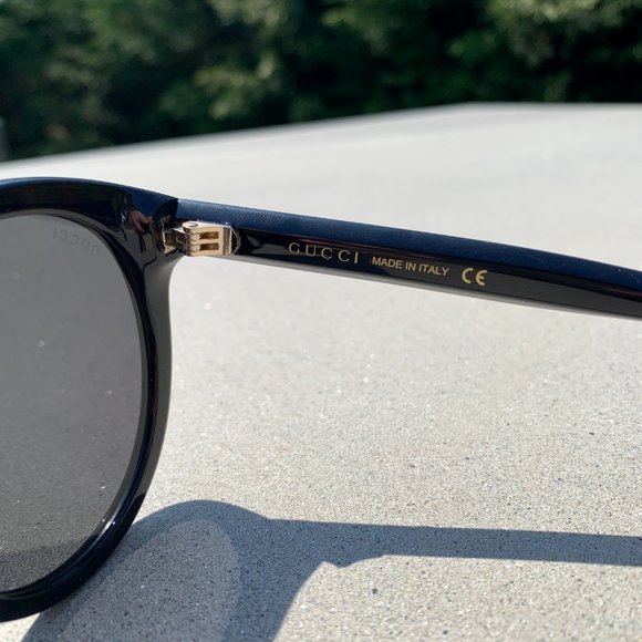 Gucci Round Frame GG Star Sunglasses in Red NEW IN GUCCI SUNGLASS CASE main image 8